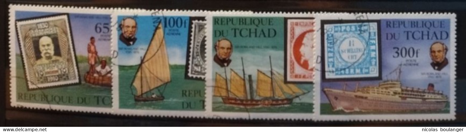 République Du Tchad 1979 / Yvert Poste Aérienne N°224-227 / Used - Tchad (1960-...)
