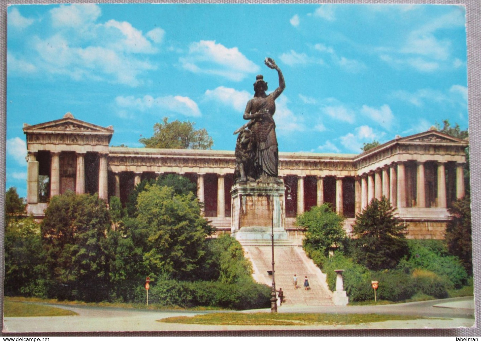 GERMANY DEUTSCHLAND MUNICH MÜNCHEN BAVARIA GOVERNMENT PALACE POSTKARTE POSTCARD ANSICHTSKARTE CARTE POSTALE CARD PC AK - Langen