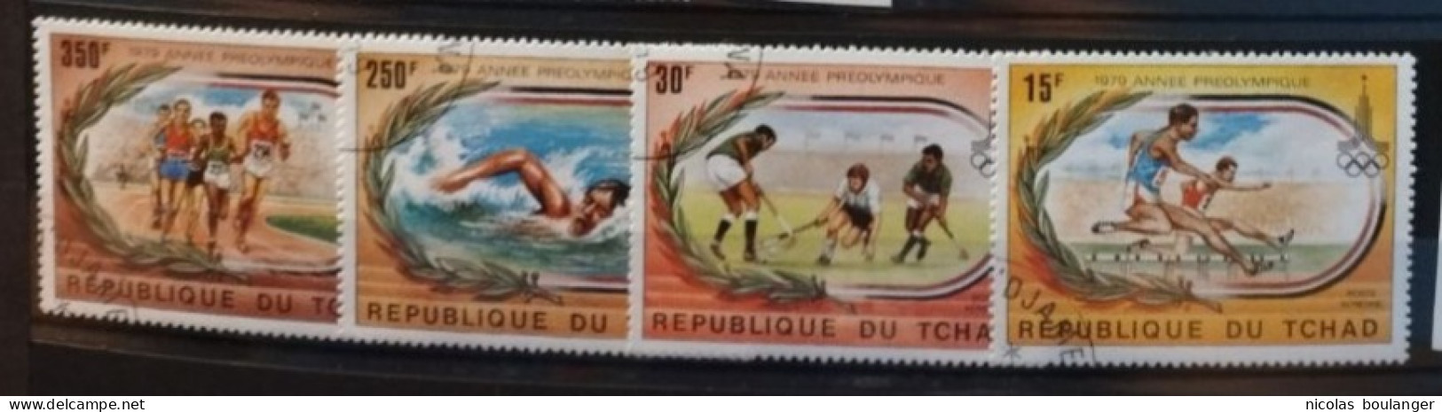 République Du Tchad 1979 / Yvert Poste Aérienne N°228-231 / Used - Tchad (1960-...)