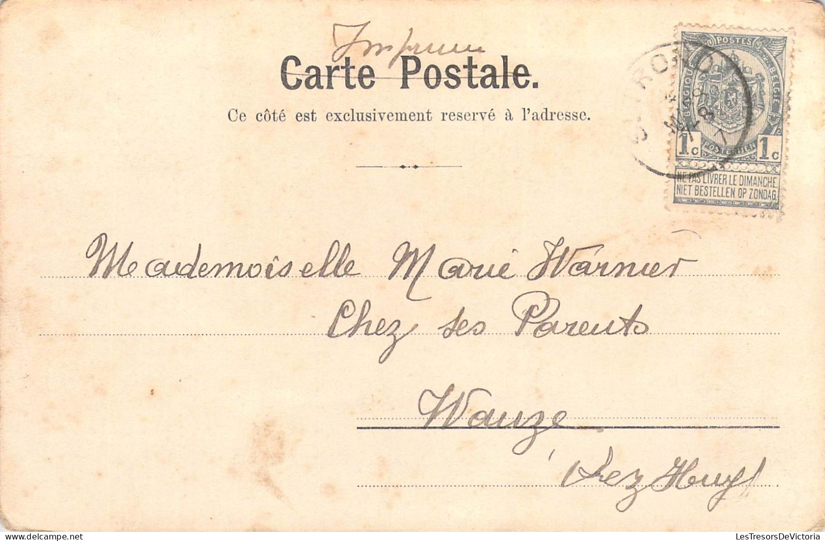 METIERS - Les Postes En Thurn Et Taxis - Carte Postale Ancienne - Altri & Non Classificati