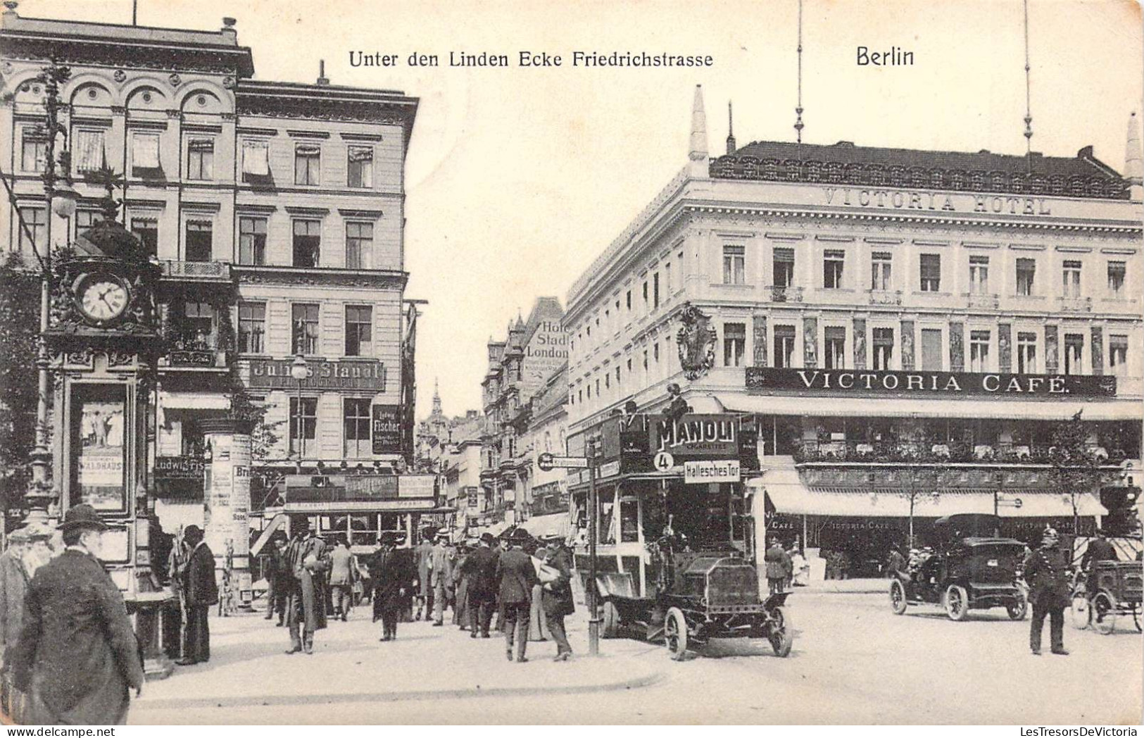 ALLEMAGNE - BERLIN - Unter Des Linden Ecke Friedrichstrasse - Carte Postale Ancienne - Sonstige & Ohne Zuordnung