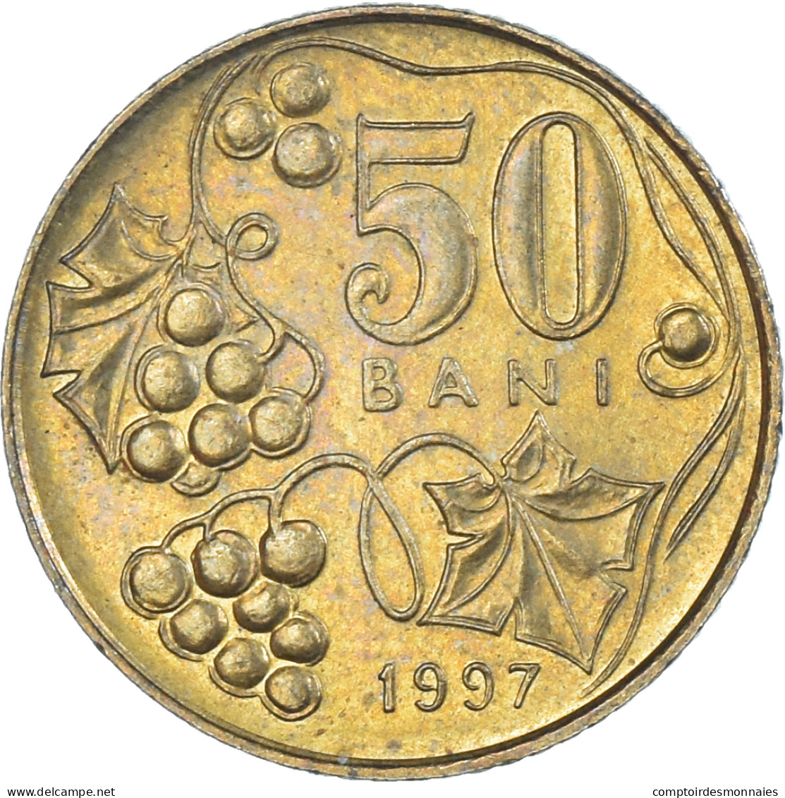 Monnaie, Moldavie, 50 Bani, 1997 - Moldavië