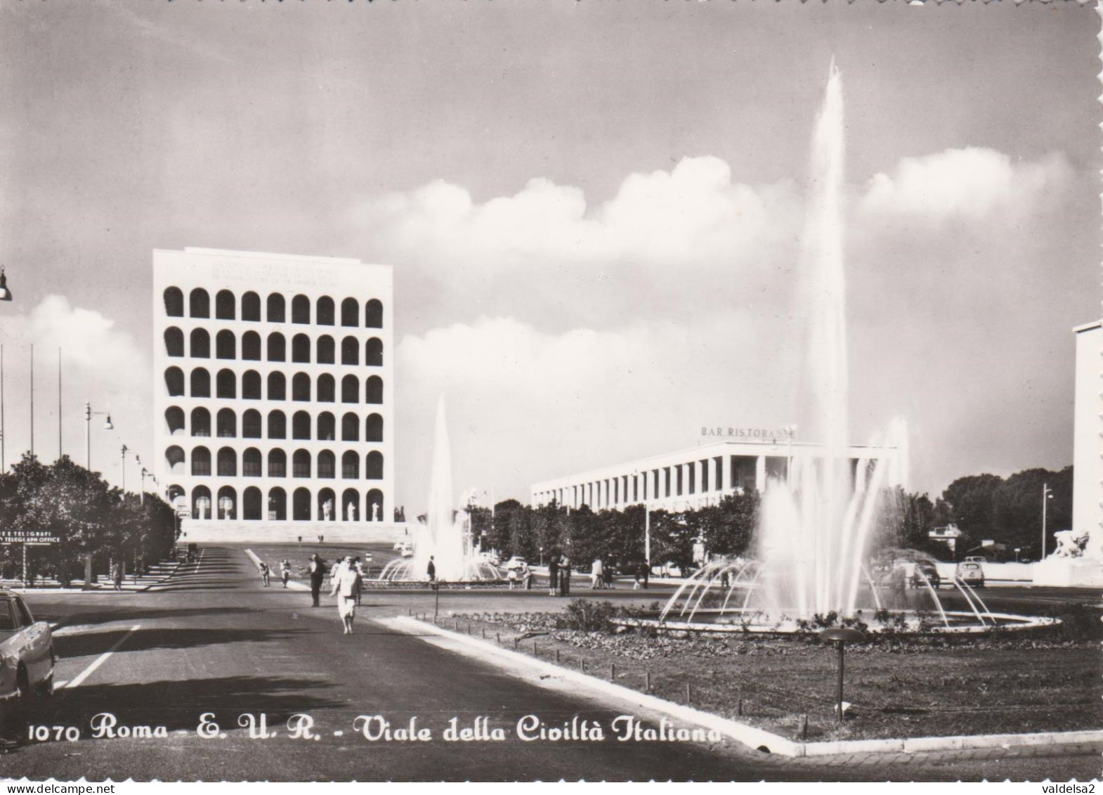 ROMA EUR - VIALE E PALAZZO DELLA CIVILTA' ITALIANA  - FONTANA - Mostre, Esposizioni