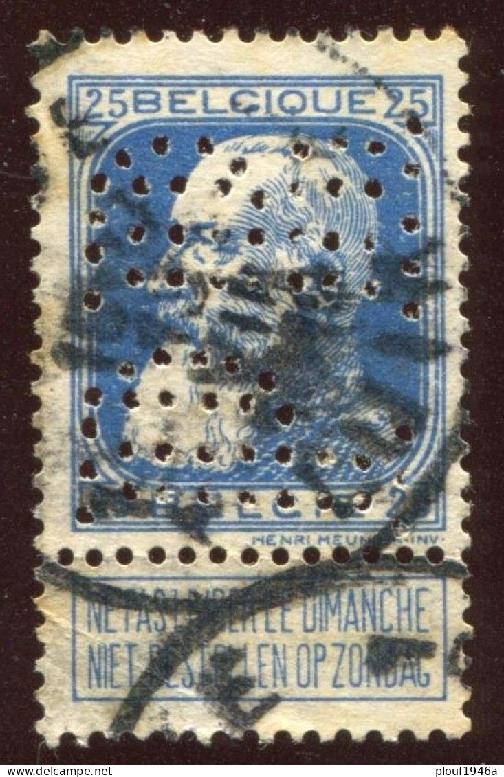 COB   76 (o) Liége-Luik Perforé - 1863-09