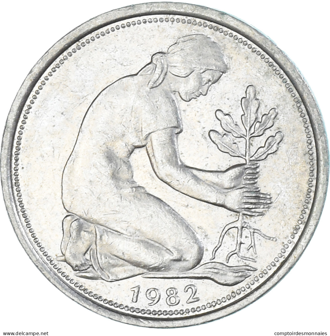 Monnaie, Allemagne, 50 Pfennig, 1982 - 50 Pfennig