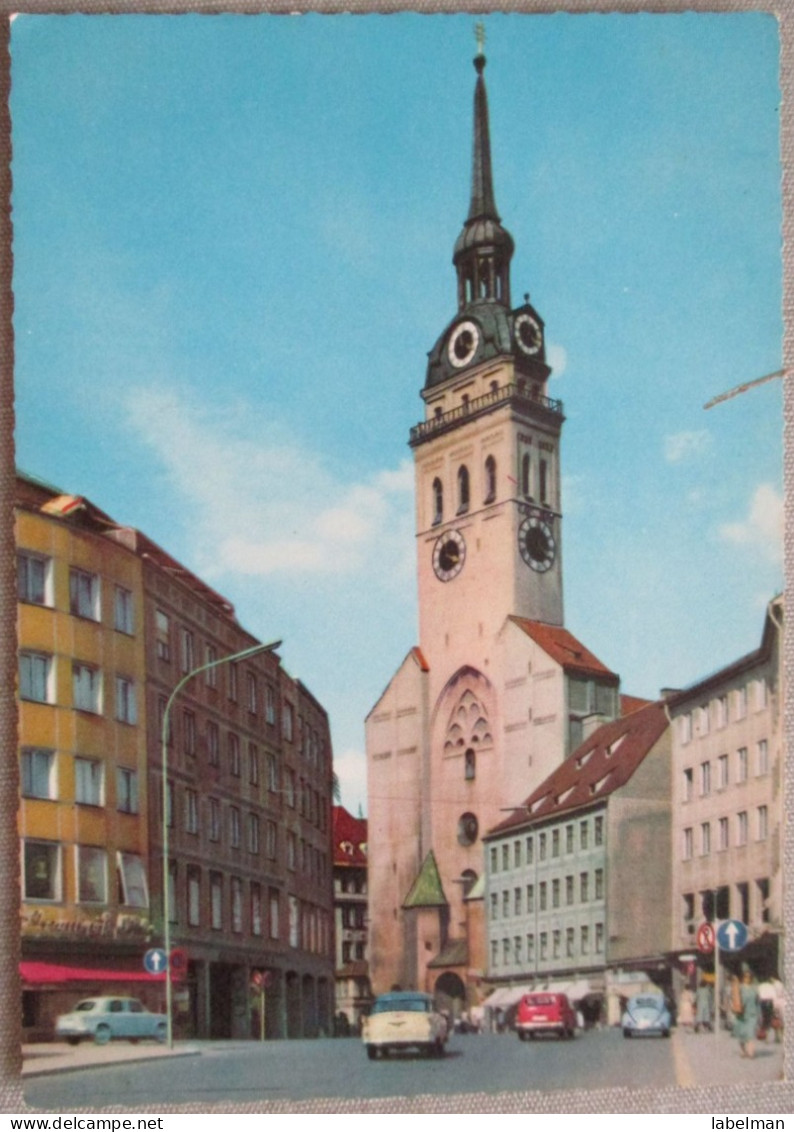 GERMANY DEUTSCHLAND MUNICH MÜNCHEN CHURCH ALTER PETER CARD POSTKARTE POSTCARD ANSICHTSKARTE CARTE POSTALE PC CP AK - Langen