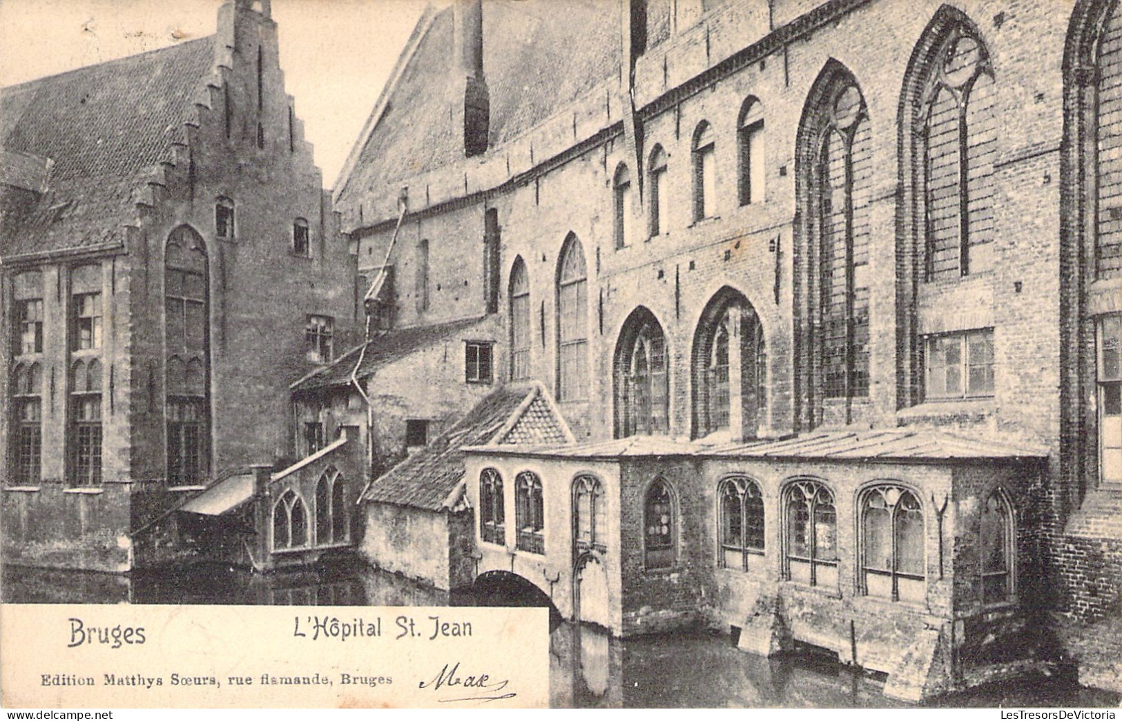 BELGIQUE - BRUGES - L'Hôpital Saint Jean - Carte Postale Ancienne - Brugge