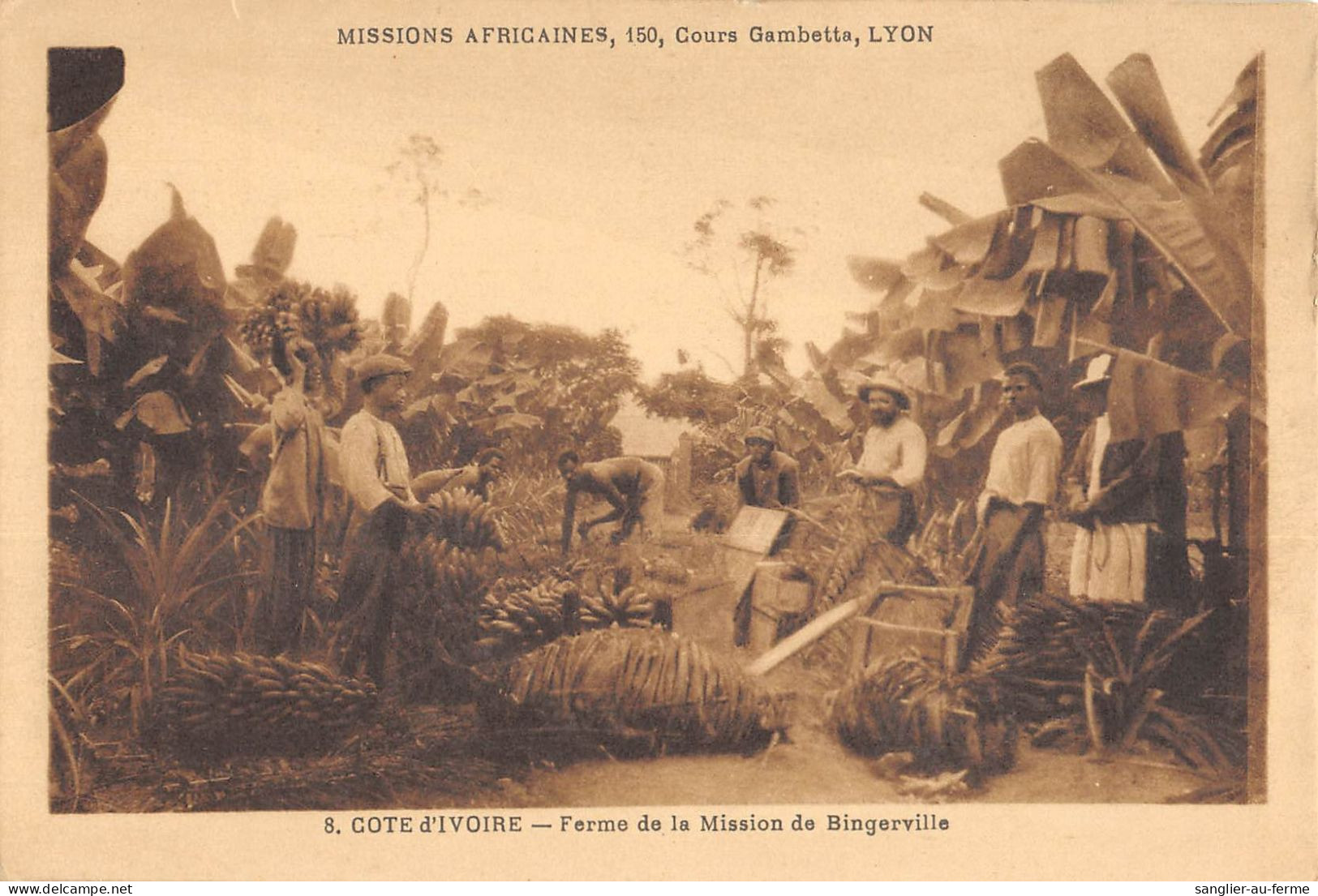 CPA AFRIQUE COTE D'IVOIRE FERME DE LA MISSION DE BINGERVILLE - Elfenbeinküste