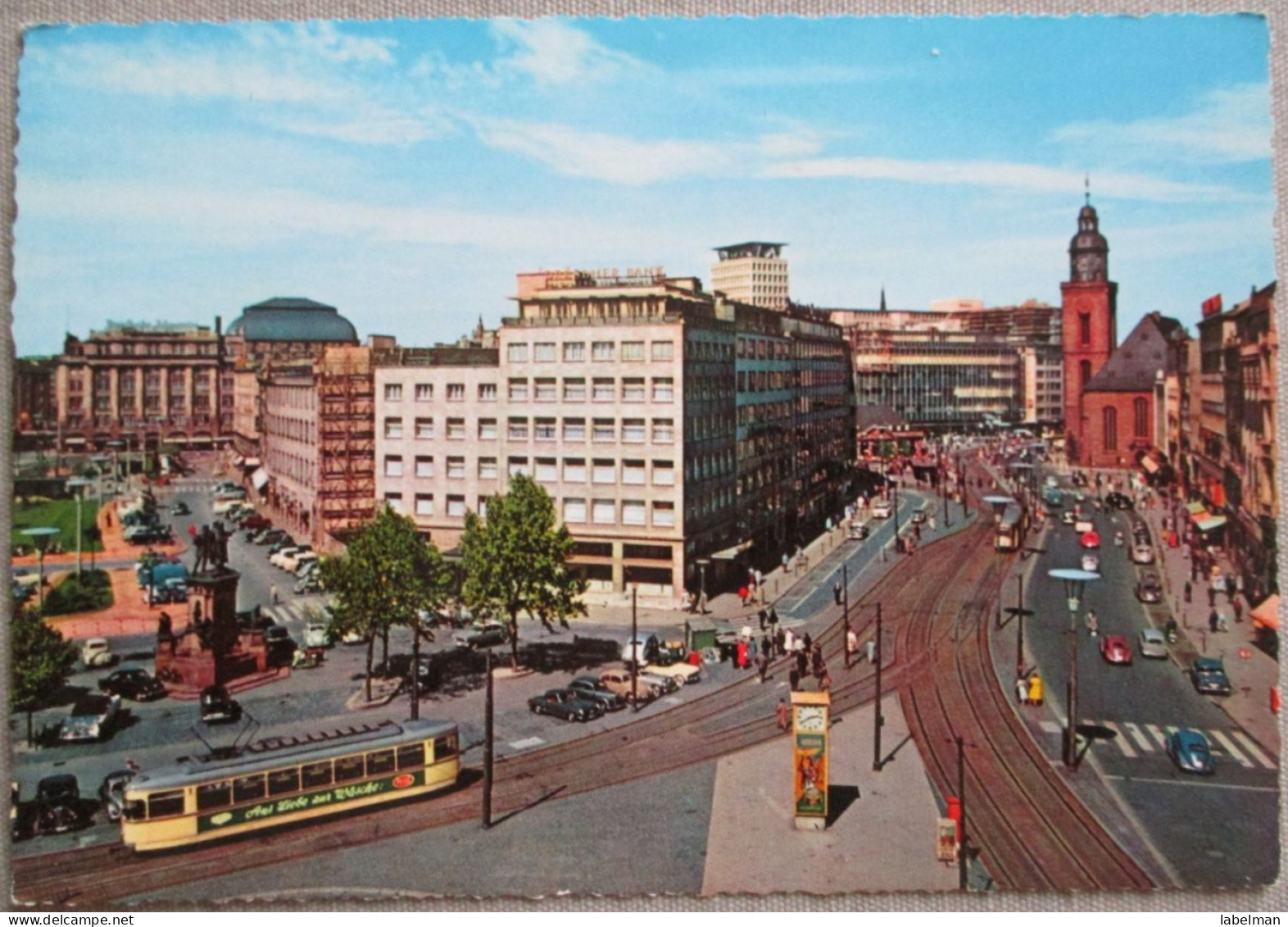 GERMANY DEUTSCHLAND FRANKFURT AM MAIN PAULSKIRCHE CHURCH PAUL POSTKARTE POSTCARD ANSICHTSKARTE CARTE POSTALE PC CP AK - Langen