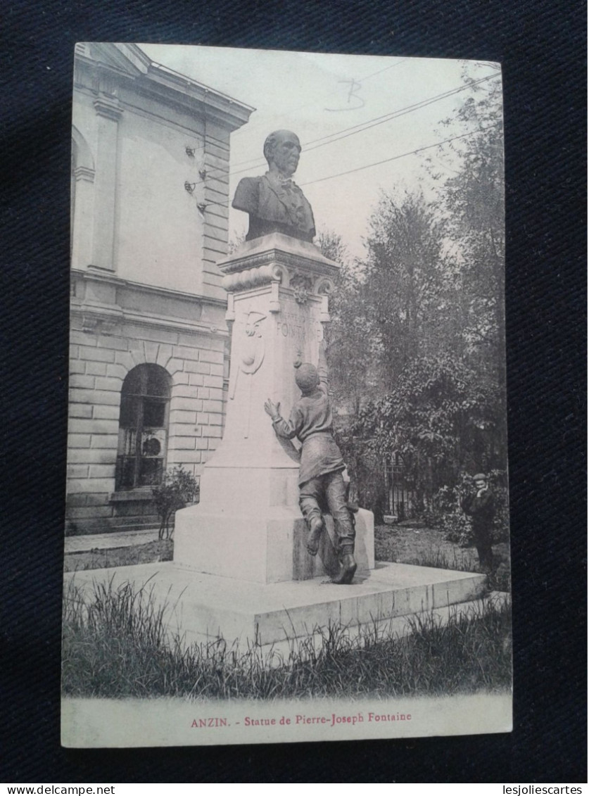 ANZIN LA STATUE DE PIERRE JOSEPH FONTAINE NORD 59 - Anzin