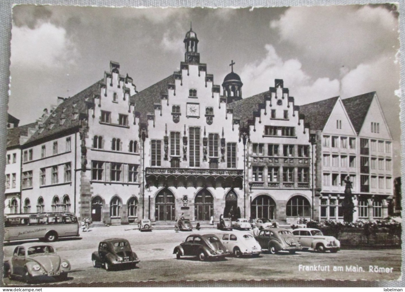 GERMANY DEUTSCHLAND FRANKFURT AM MAIN ROMER PLATZ CARD KARTE POSTKARTE POSTCARD ANSICHTSKARTE CARTE POSTALE PC CP AK - Langen