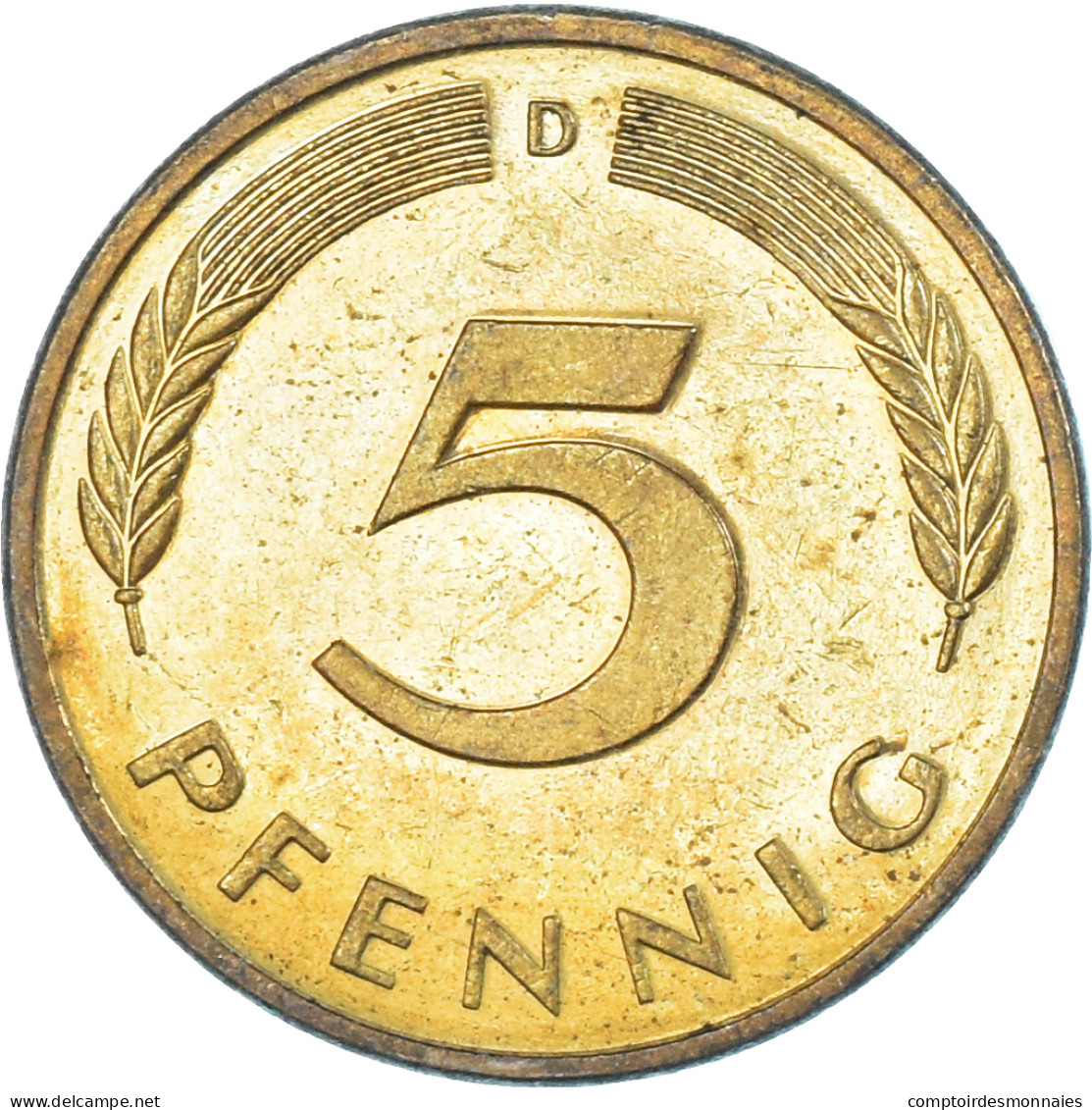 Monnaie, Allemagne, 5 Pfennig, 1988 - 5 Pfennig