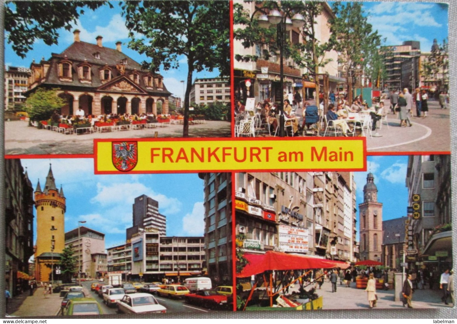 GERMANY DEUTSCHLAND FRANKFURT AM MAIN MULTI VIEW CARD KARTE POSTKARTE POSTCARD ANSICHTSKARTE CARTE POSTALE PC CP AK - Langen