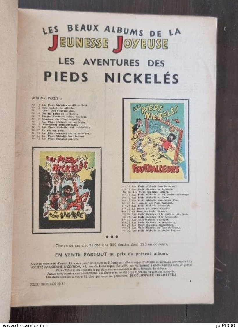 Les Pieds Nickelés ET LE PARFUM SANS NOM N°24. SPE  Edition 1958 - Pellos. (B) - Pieds Nickelés, Les