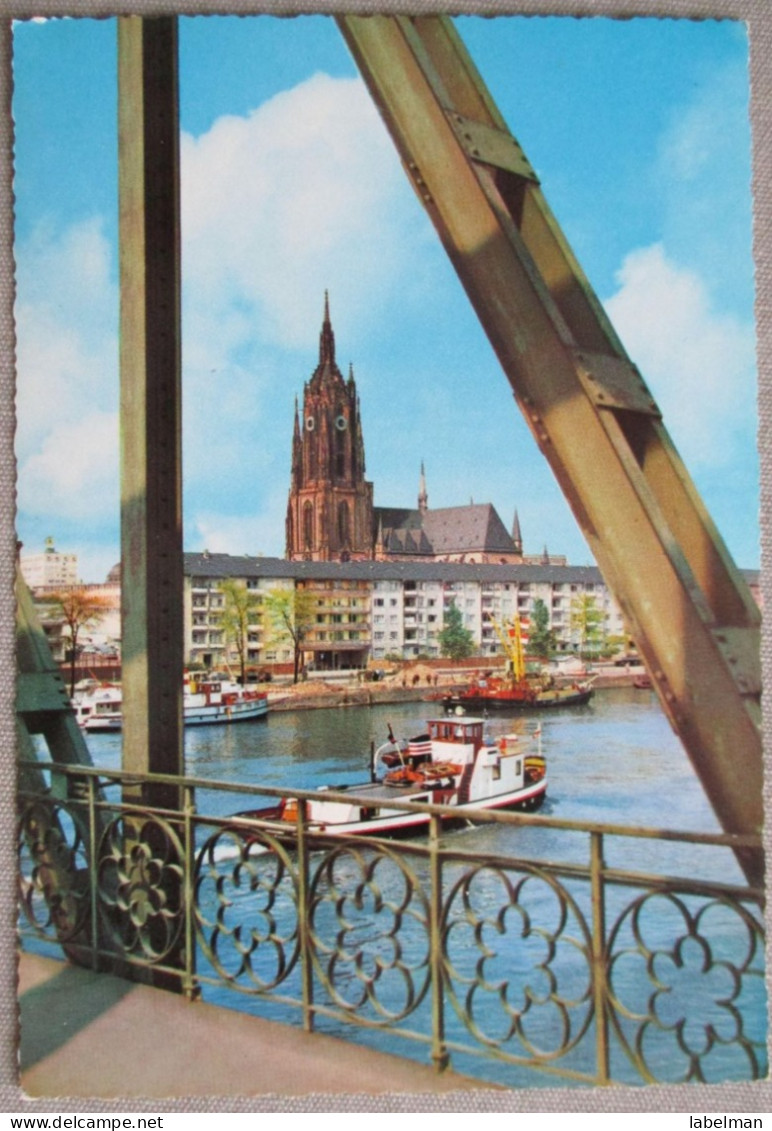 GERMANY DEUTSCHLAND FRANKFURT AM MAIN DOM CHURCH CARD KARTE POSTKARTE POSTCARD ANSICHTSKARTE CARTE POSTALE PC CP AK - Langen