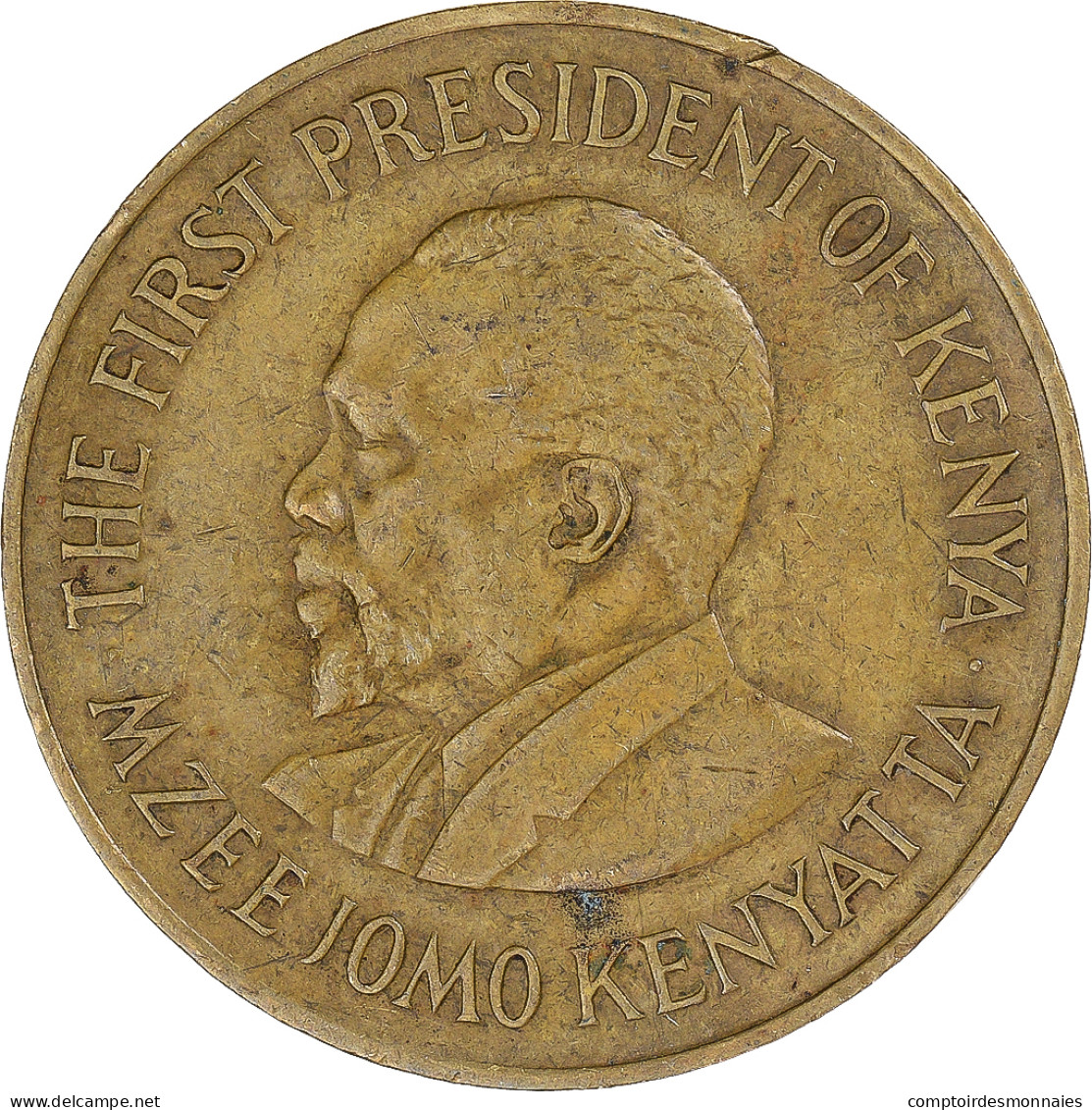 Monnaie, Kenya, 10 Cents, 1977 - Kenia