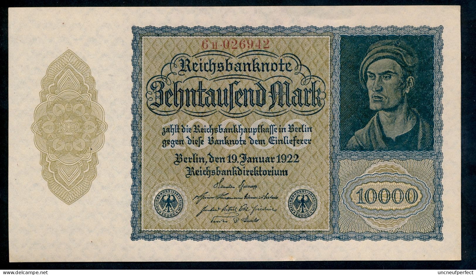 Pick 72 Ro69c DEU-78c 10000 Mark 1922 UNC NEUF - 10000 Mark