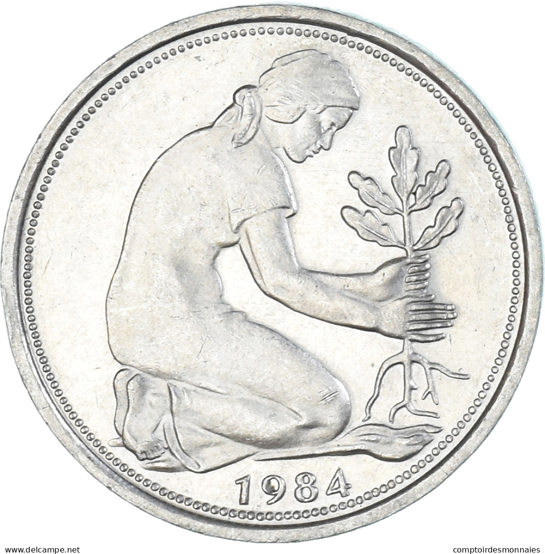 Monnaie, Allemagne, 50 Pfennig, 1984 - 50 Pfennig