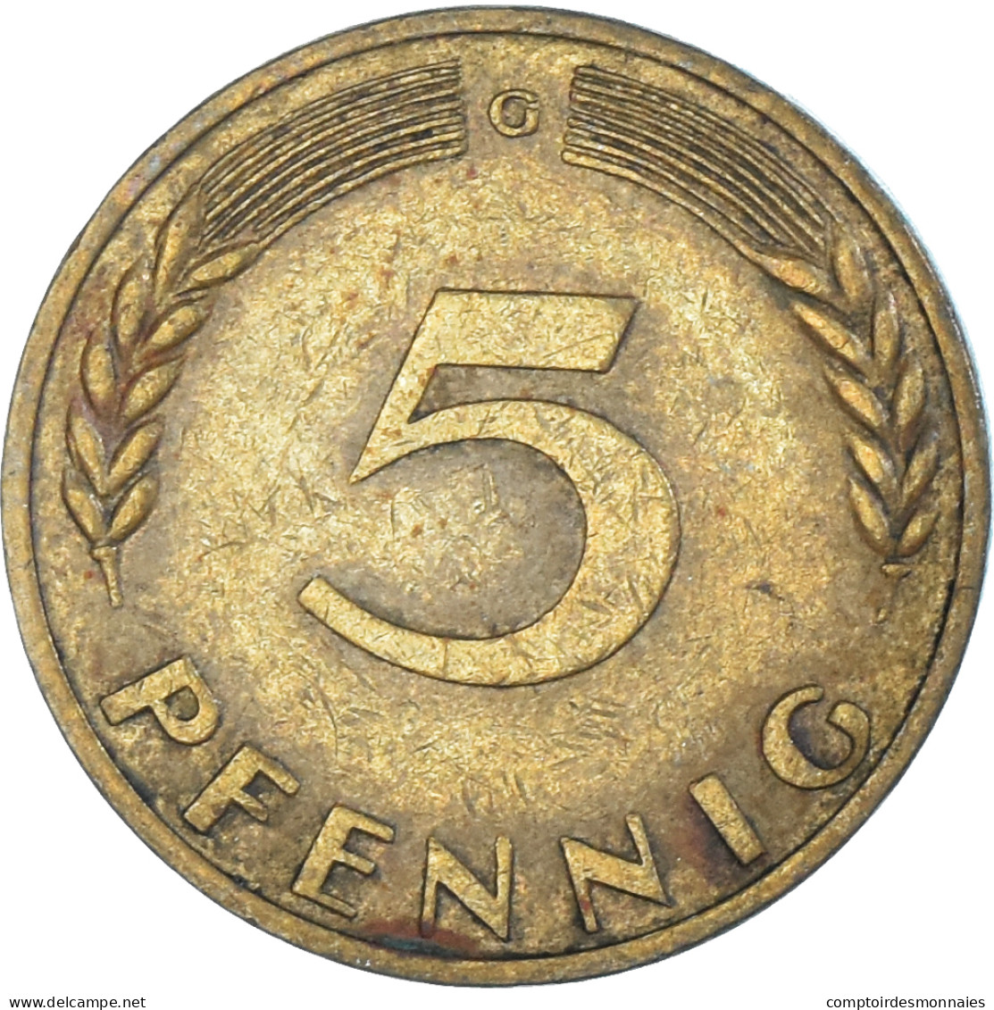 Monnaie, Allemagne, 5 Pfennig, 1969 - 5 Pfennig