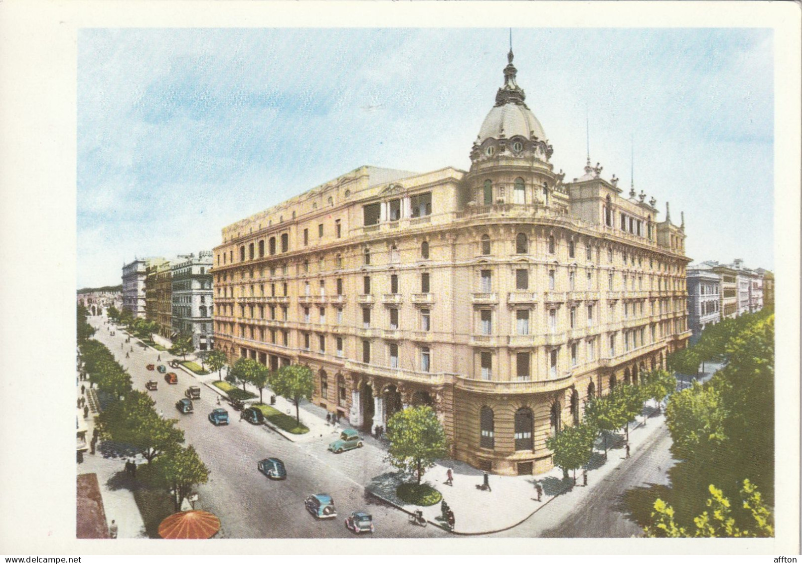 Rome Excelsior Hotel Italy Old Postcard - Cafes, Hotels & Restaurants