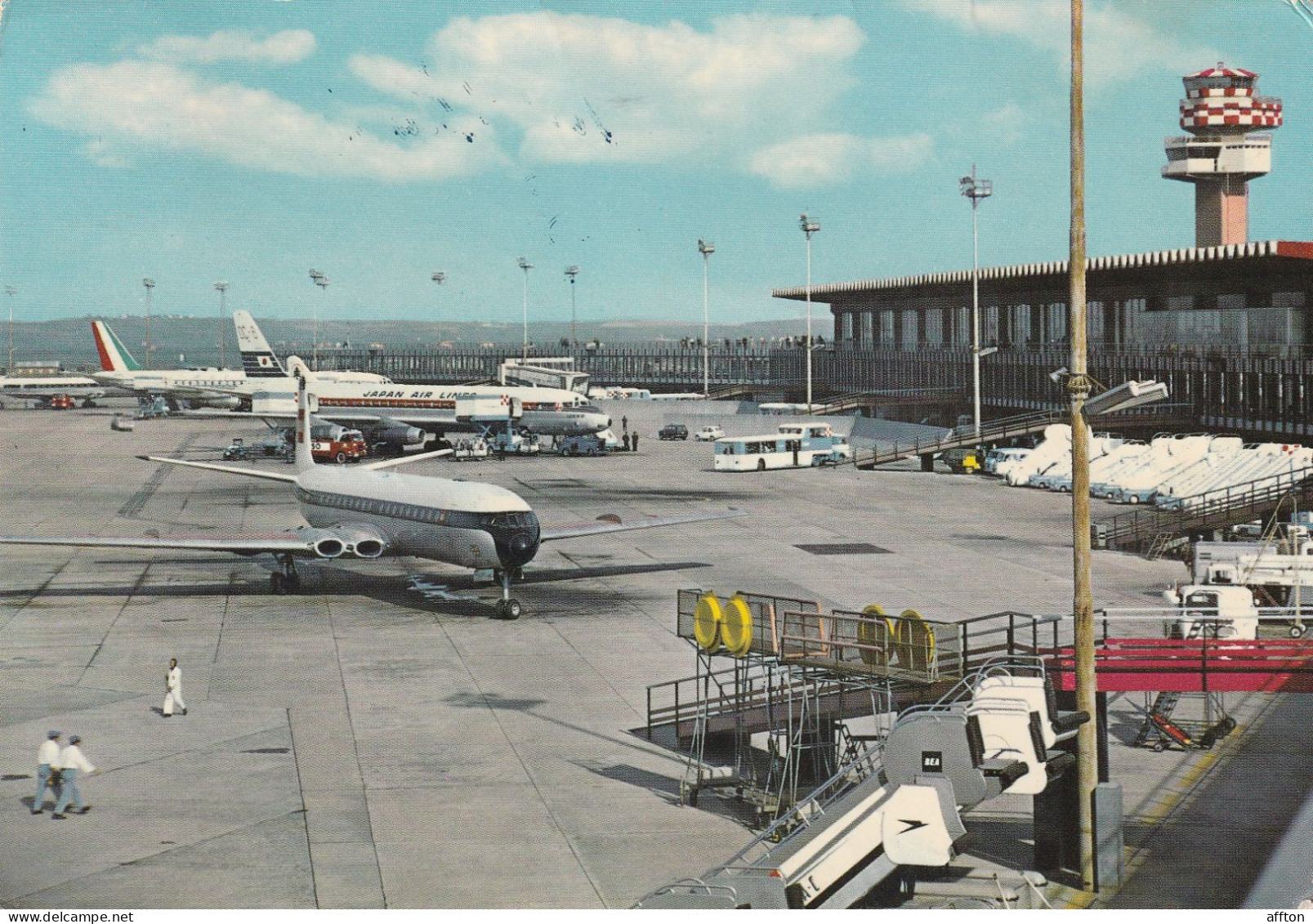 Rome Airport Italy Old  Postcard Mailed - Bar, Alberghi & Ristoranti