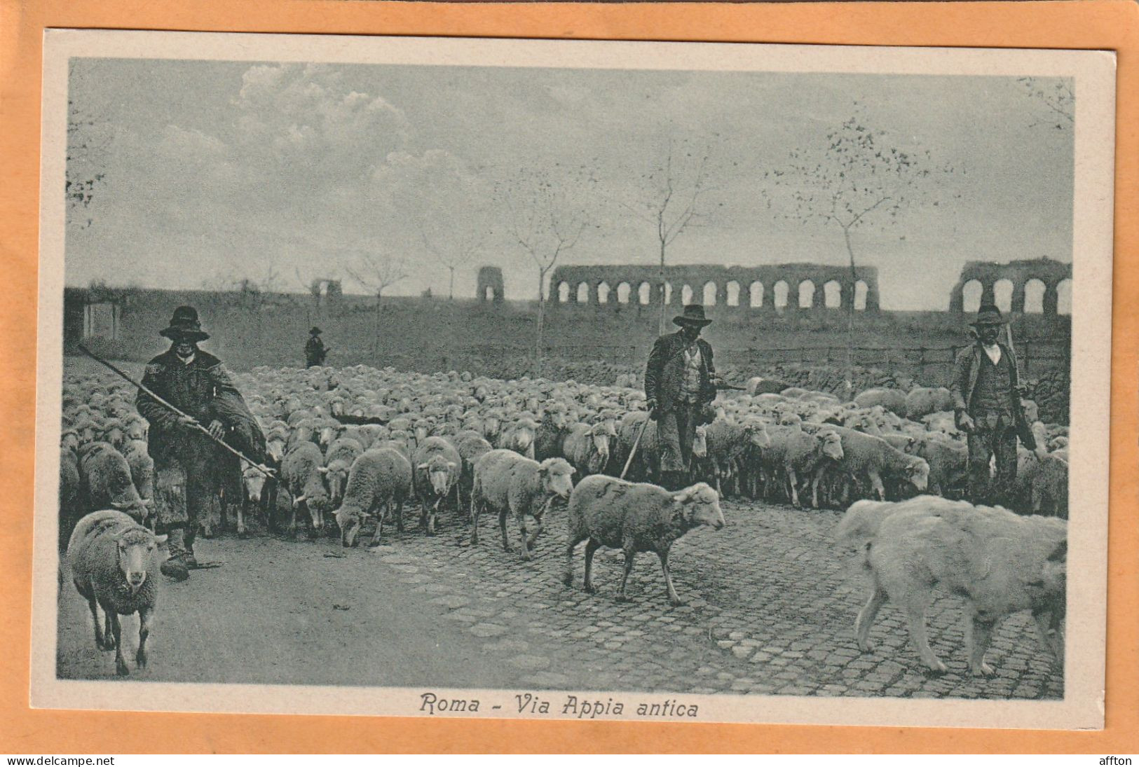 Rome Types Italy Old  Postcard - Trasporti