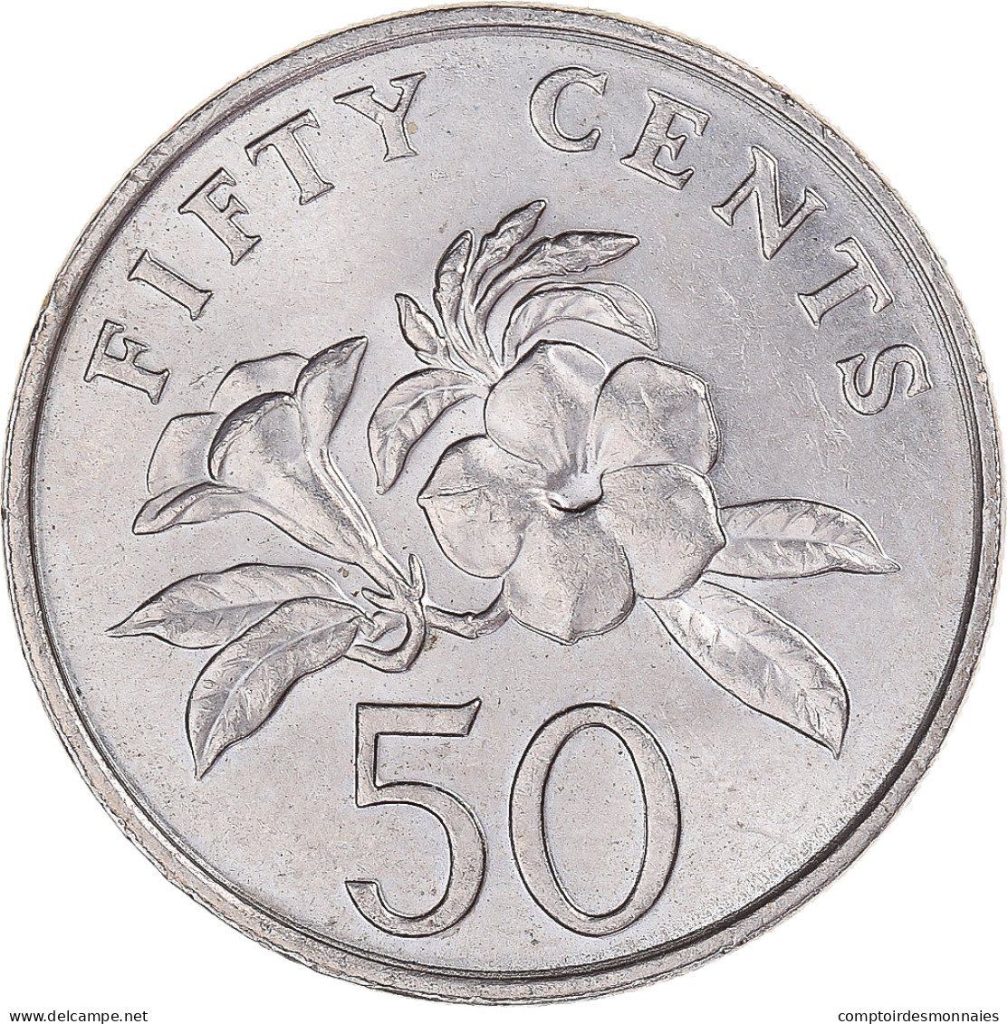 Monnaie, Singapour, 50 Cents, 1987 - Singapore