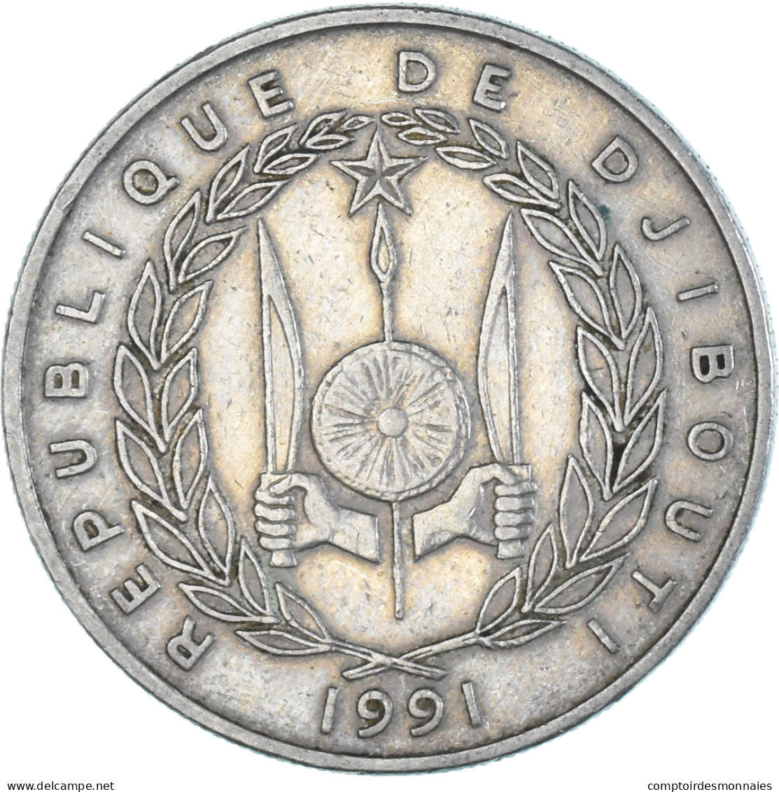 Monnaie, Djibouti, 50 Francs, 1991 - Djibouti