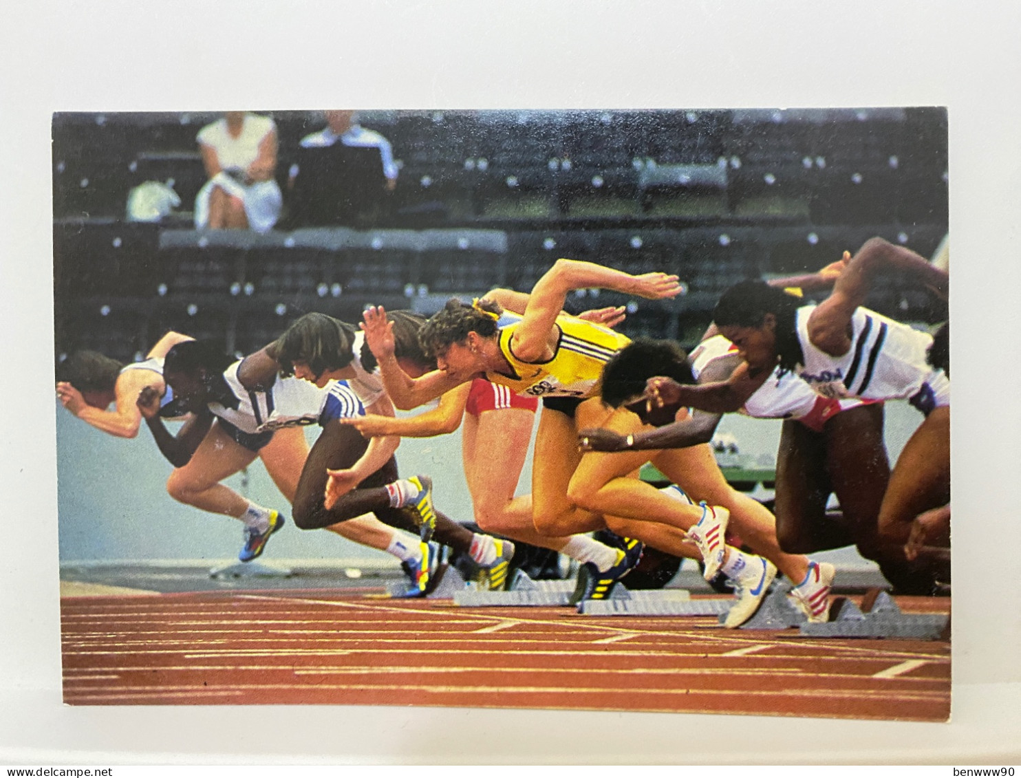 Women's Track And Field, Starting, Athletics, Sport Postcard - Athlétisme