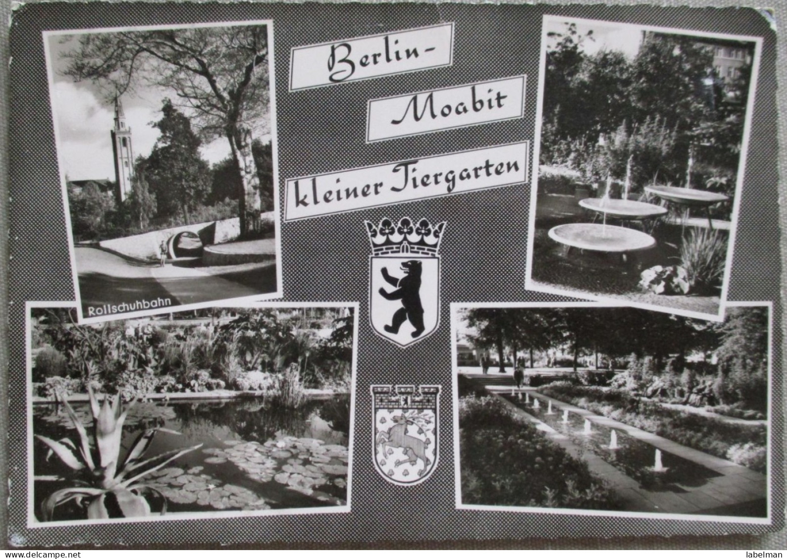 GERMANY DEUTSCHLAND BERLIN DDR MOABIT ZOO TIERGARTEN MULTI POSTKARTE POSTCARD ANSICHTSKARTE CARTE POSTALE CARD PC AK CP - Langen