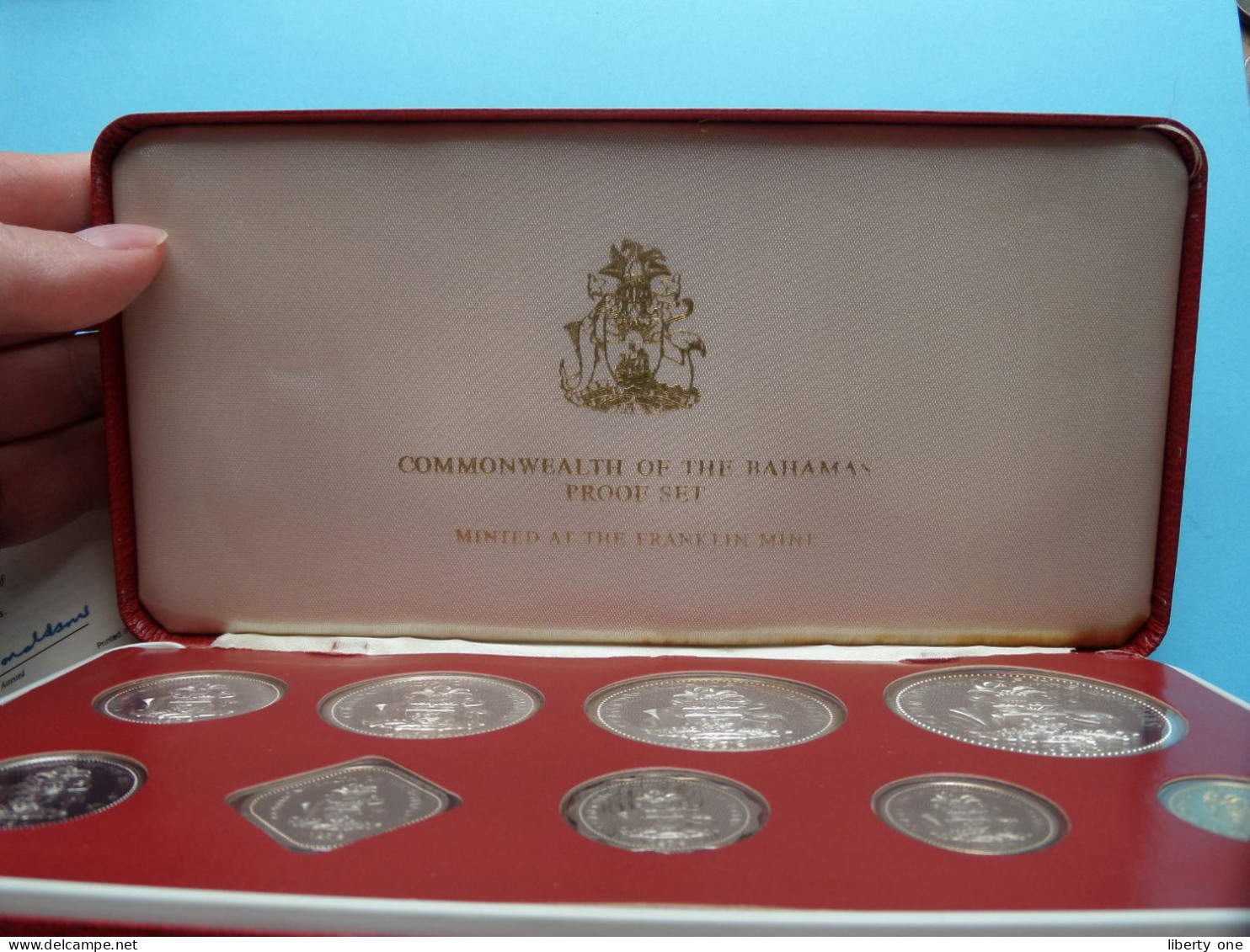 Commonwealth Of The BAHAMAS - 1979 ( KM PS19 > Proof Set >>> Please See SCANS ) Franklin Mint / Made In The U.S.A. ! - Bahamas