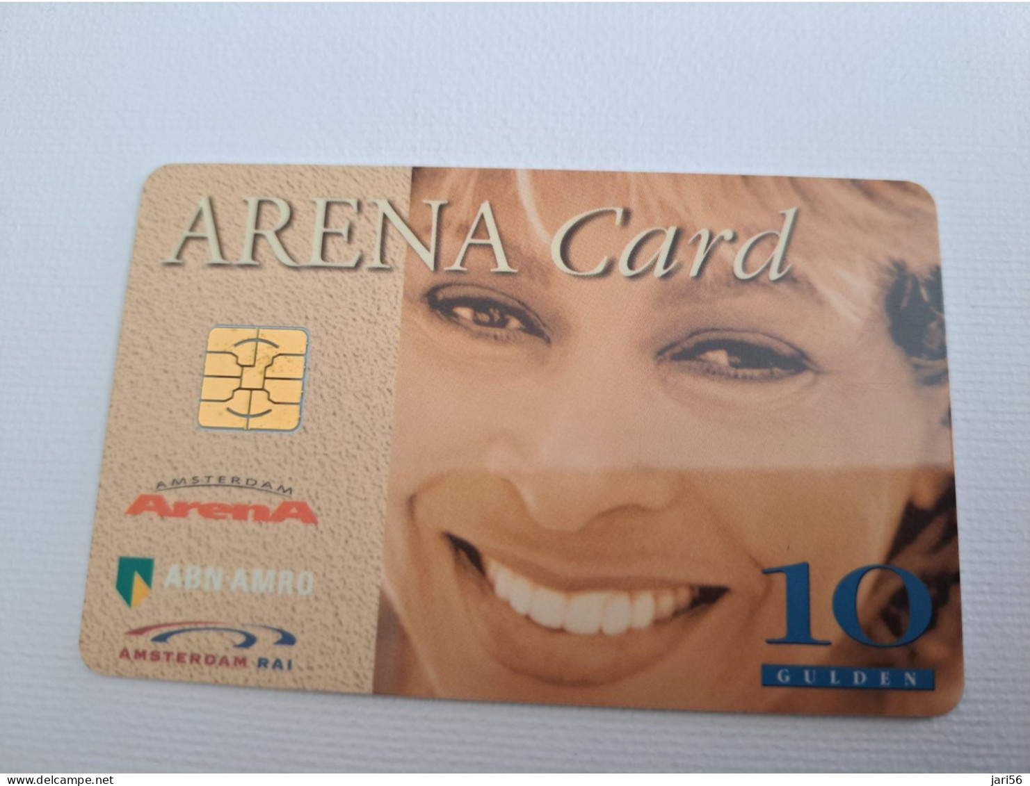 NETHERLANDS CHIPCARD / HFL 10,- ,- ARENA CARD /  TINA TURNER IN THE ARENA   - USED CARD  ** 13504** - Public