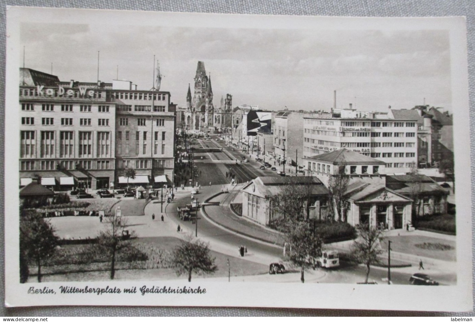 GERMANY DEUTSCHLAND BERLIN DDR WITTENBERGPLATZ CARTOLINA POSTKARTE POSTCARD ANSICHTSKARTE CARTE POSTALE CARD PC AK CP - Langen