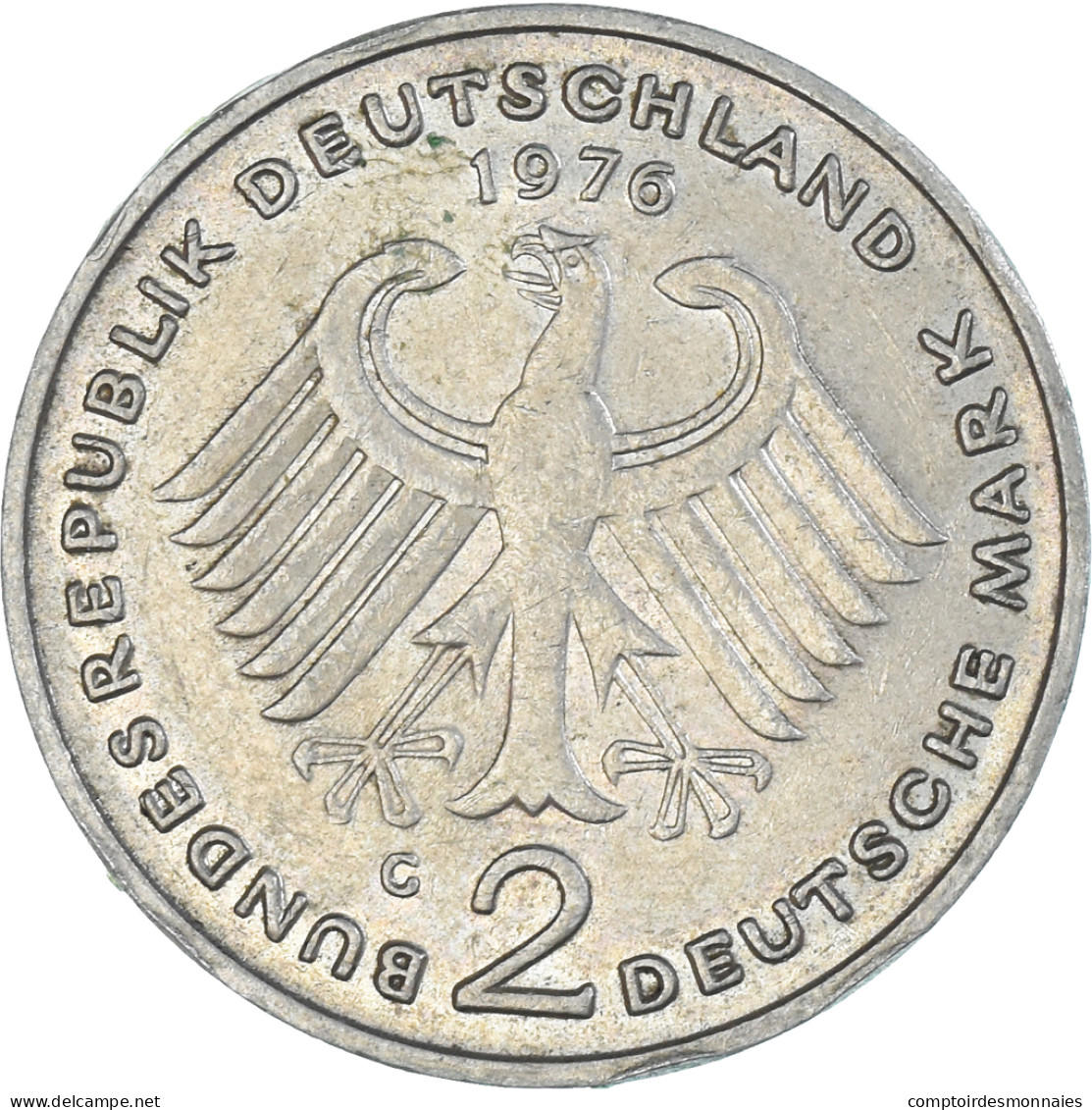 Monnaie, Allemagne, 2 Mark, 1976 - 2 Mark