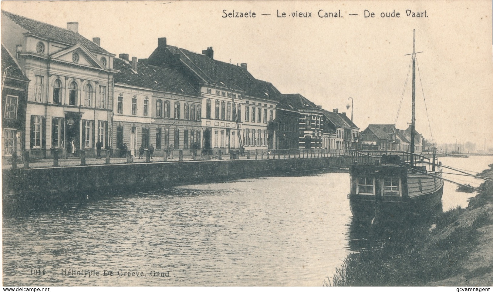 ZELZATE   LE VIEUX CANAL  DE OUDE VAART      SCANS - Zelzate