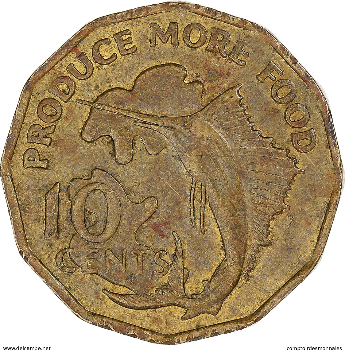 Monnaie, Seychelles, 10 Cents, 1977 - Seychellen