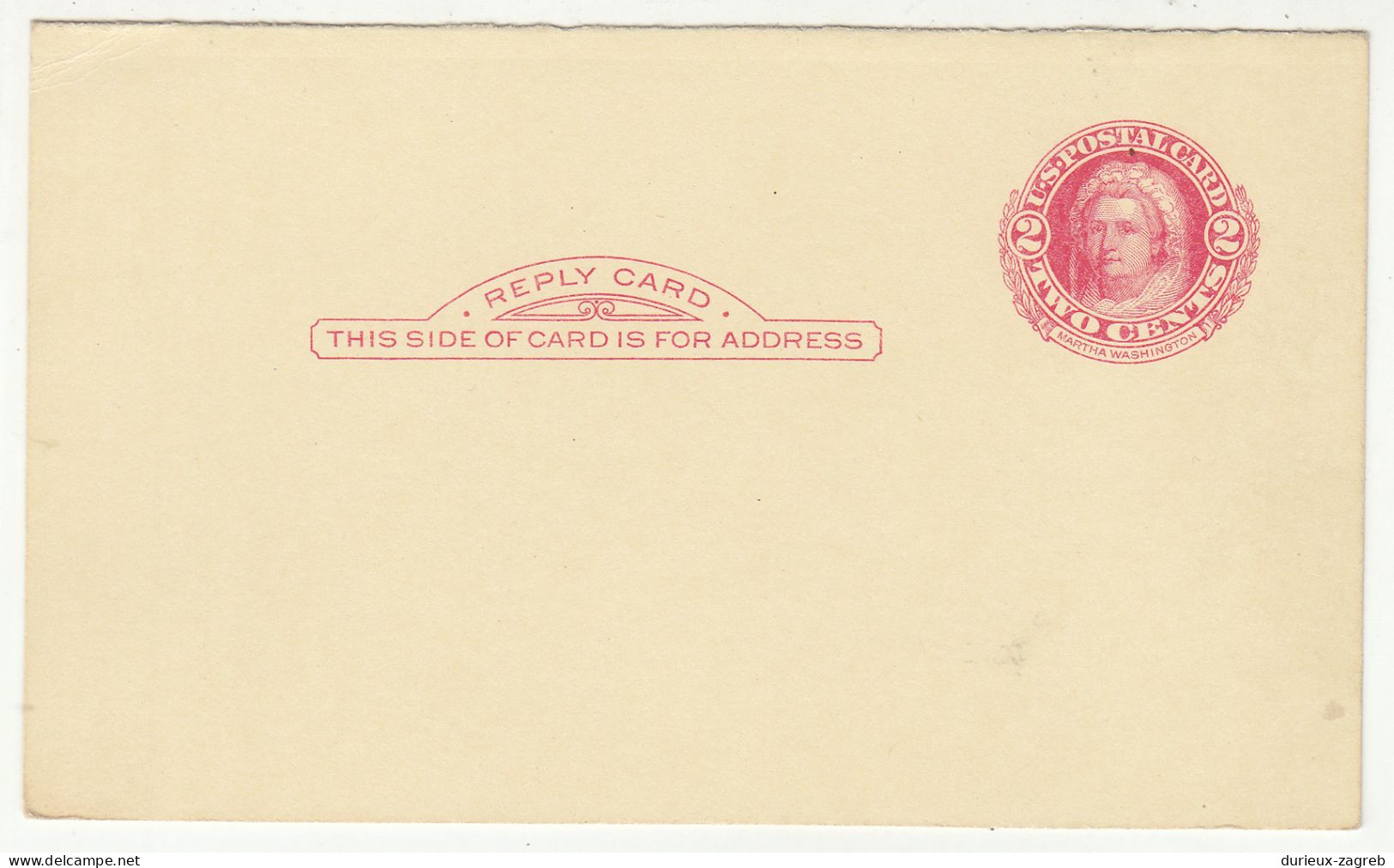 US 1918 Reply Card Detached Not Posted 230601 - 1901-20