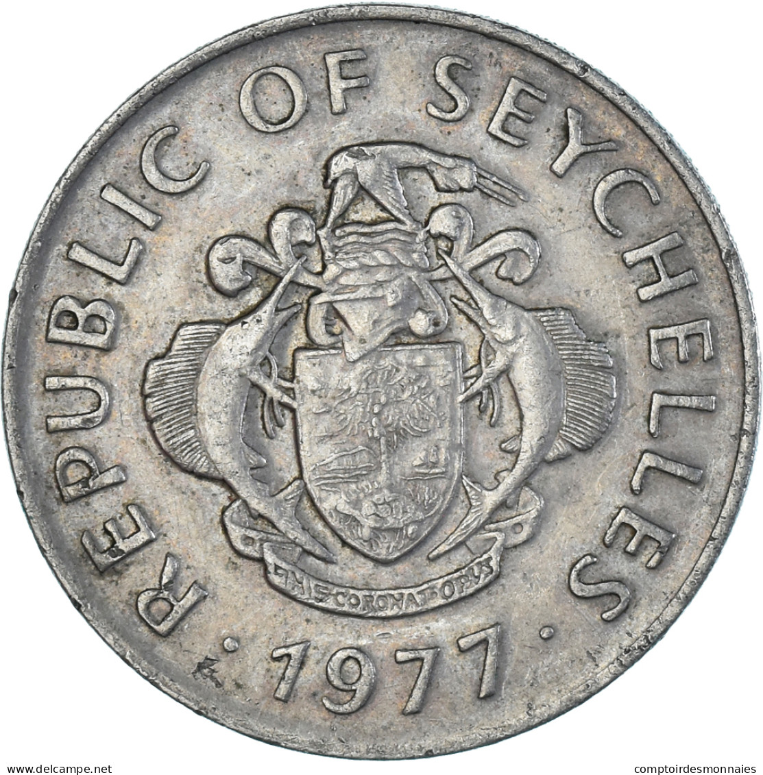 Monnaie, Seychelles, Rupee, 1977 - Seychelles