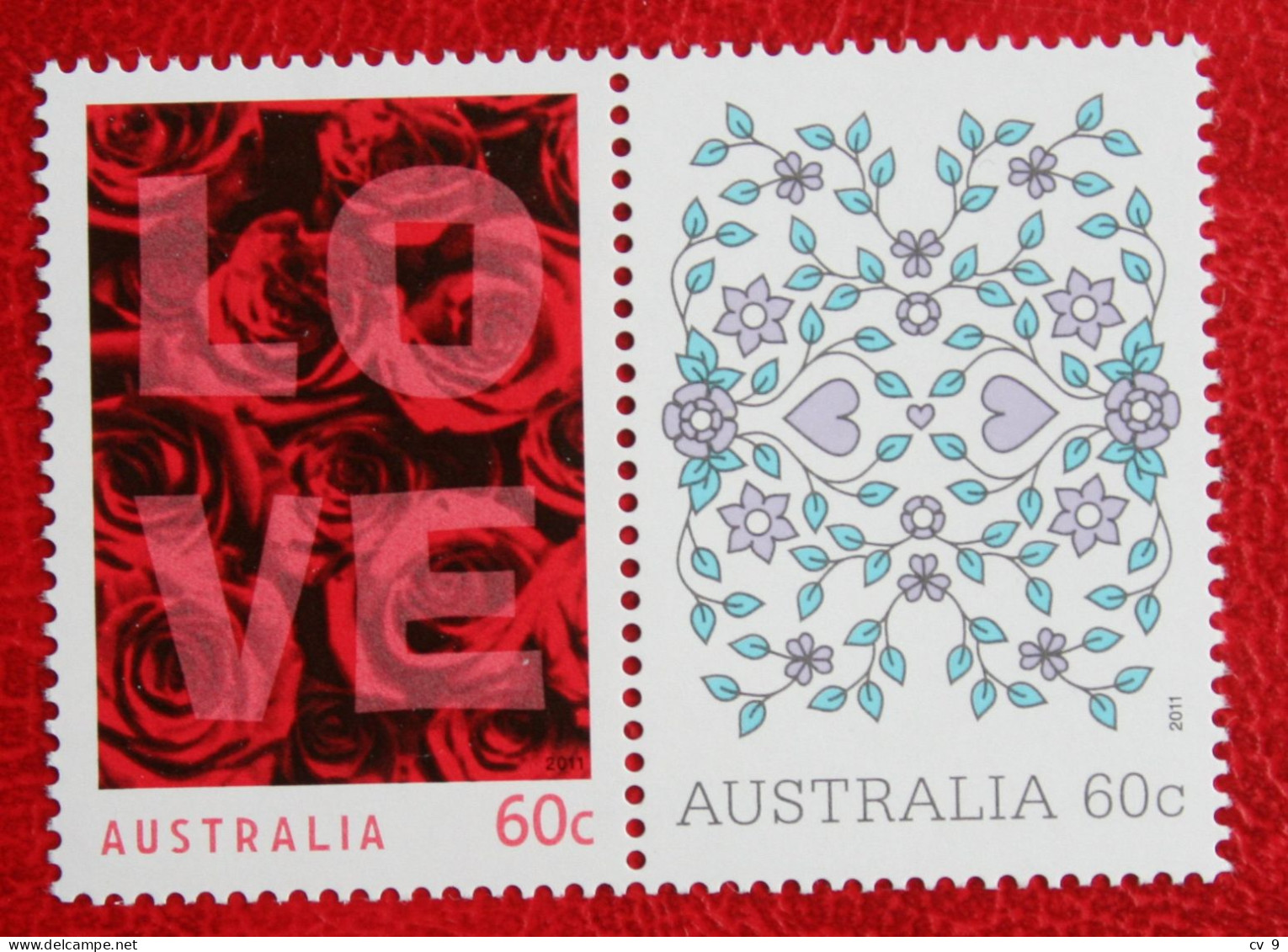 Greeting Stamps Rose Roos For Every Occasion 2011 Mi 3506-3507 Yv - POSTFRIS MNH ** Australia Australien Australie - Mint Stamps