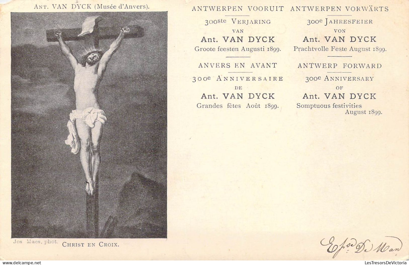 BELGIQUE - Anvers - Anvers En Avant - 300e Anniversaire - Carte Postale Ancienne - Antwerpen