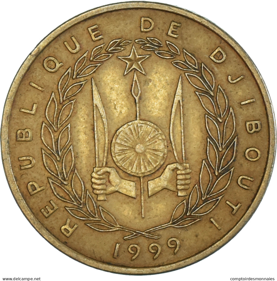 Monnaie, Djibouti, 10 Francs, 1999 - Djibouti