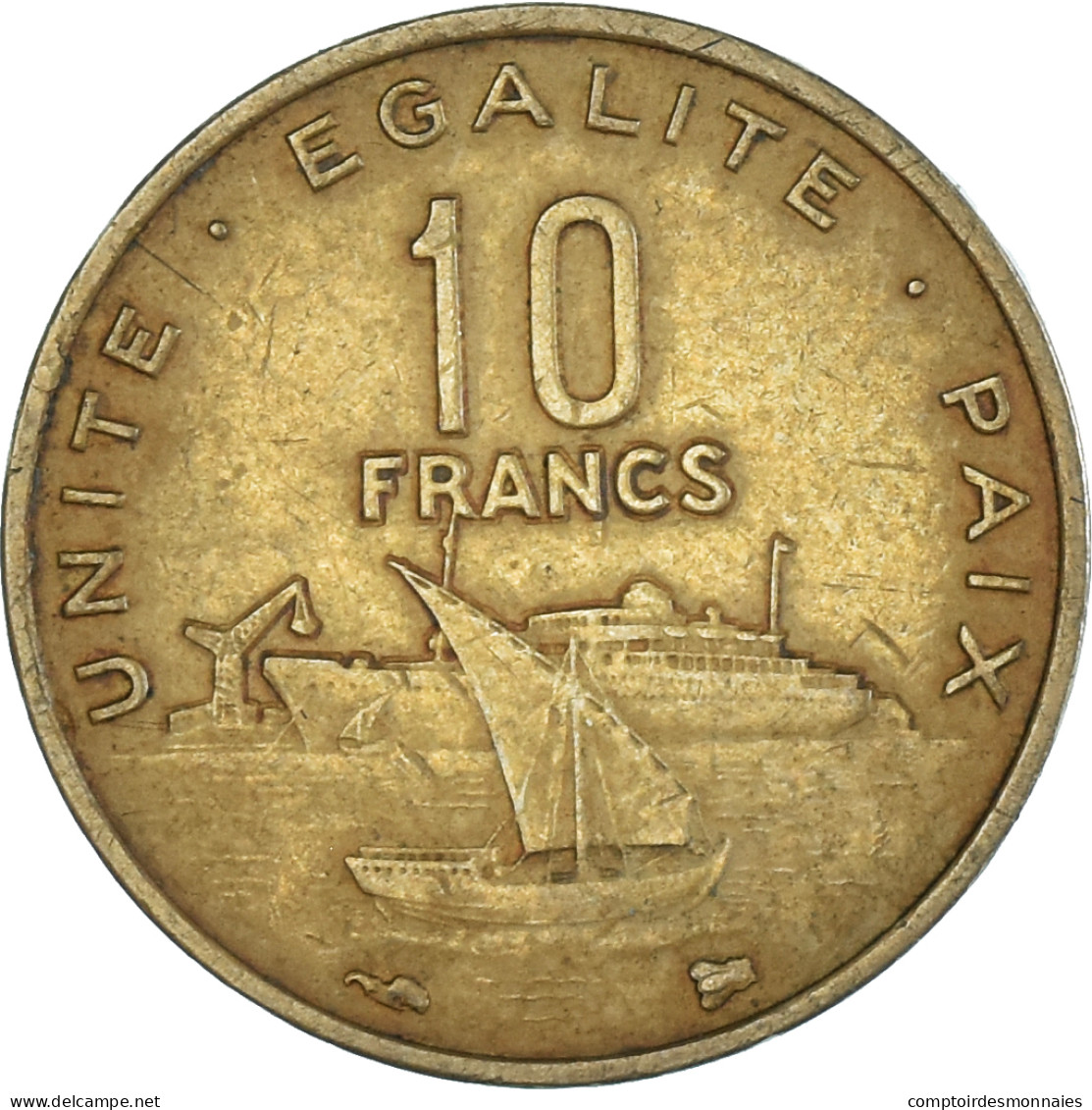 Monnaie, Djibouti, 10 Francs, 1999 - Dschibuti