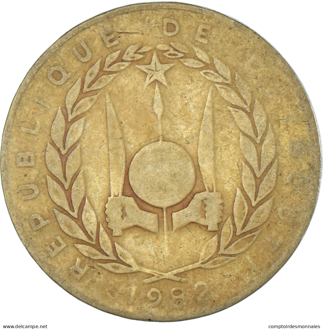 Monnaie, Djibouti, 20 Francs, 1982 - Dschibuti