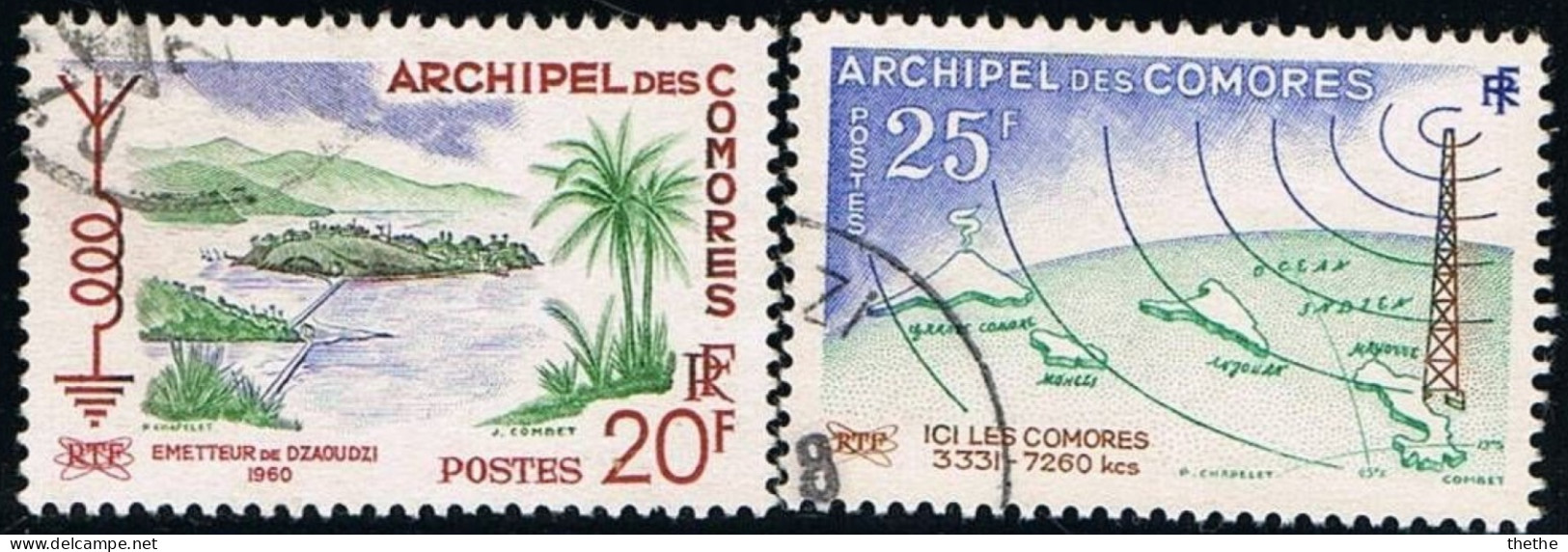 COMORES - Inauguration De La Radiodiffusion Dans L'archipel - Used Stamps