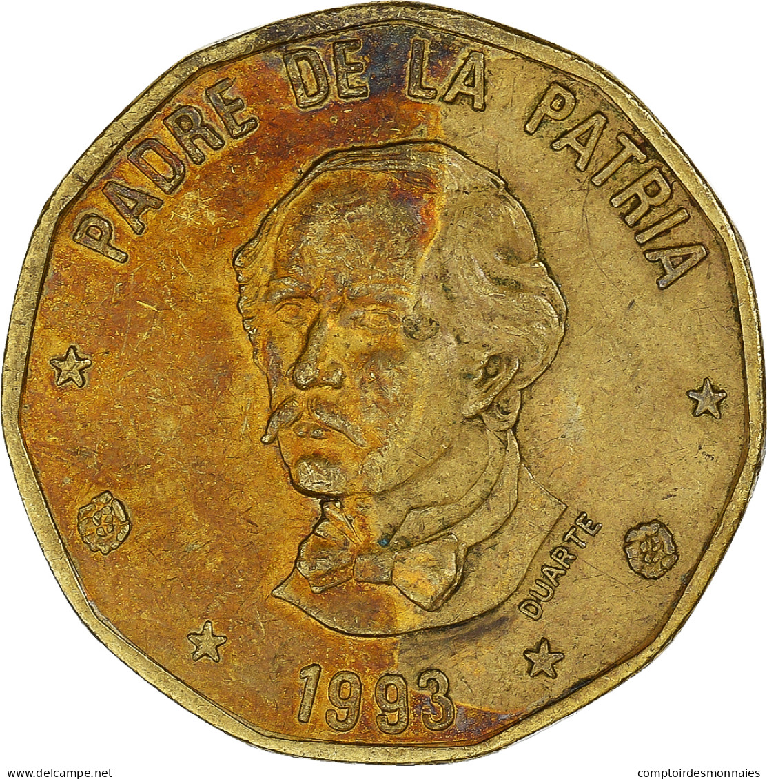 Monnaie, République Dominicaine, Peso, 1993 - Dominikanische Rep.