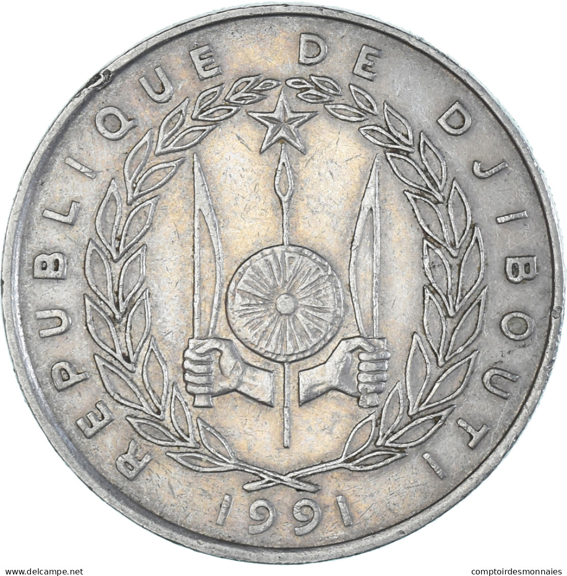 Monnaie, Djibouti, 100 Francs, 1991 - Dschibuti