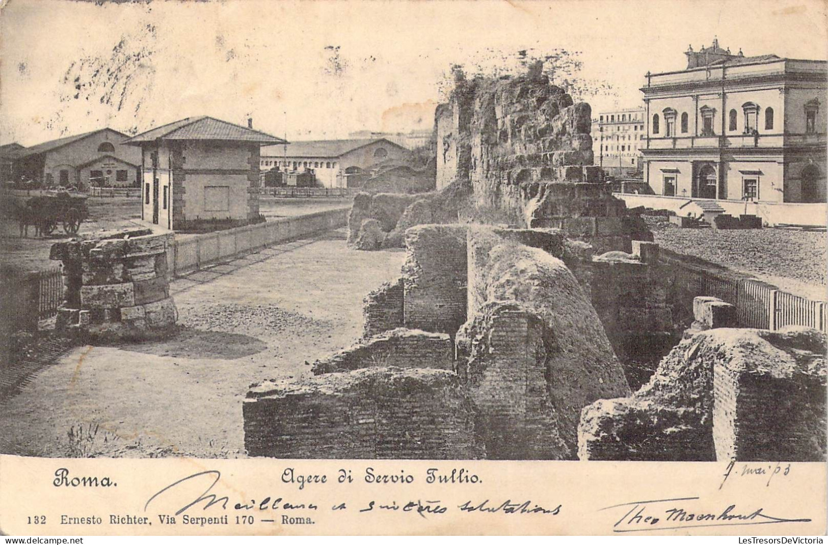 ITALIE - Roma - Algere Di Servio Jullio - Carte Postale Ancienne - Piazze