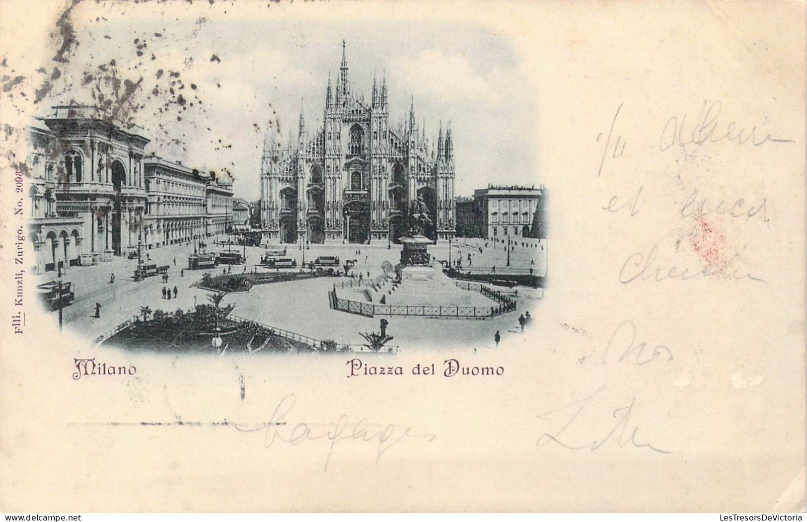 ITALIE - Milano - Piazza Del Duomo - Carte Postale Ancienne - Milano (Mailand)