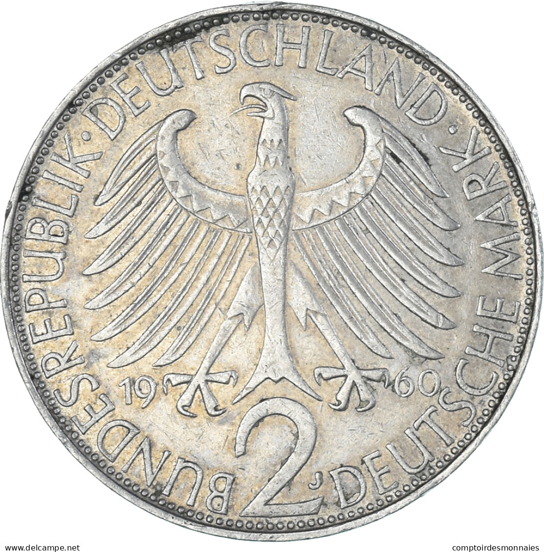 Monnaie, Allemagne, 2 Mark, 1960 - 2 Mark