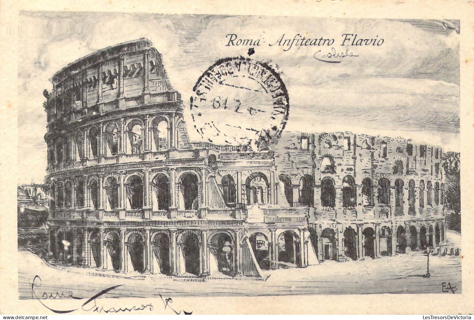 ITALIE - Roma - Anfiteatro Flavio - Carte Postale Ancienne - Andere Monumente & Gebäude